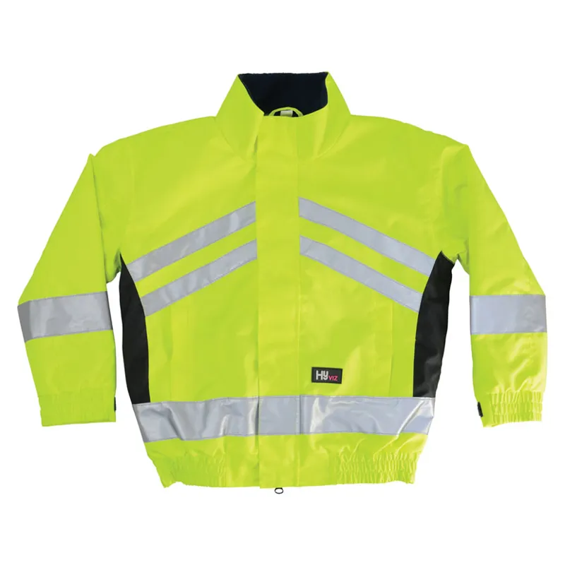 Hy Viz Reflective Waterproof Children's Blouson In Yellow 3 Hy Viz Reflective Waterproof Children's Blouson In Yellow - Image 3