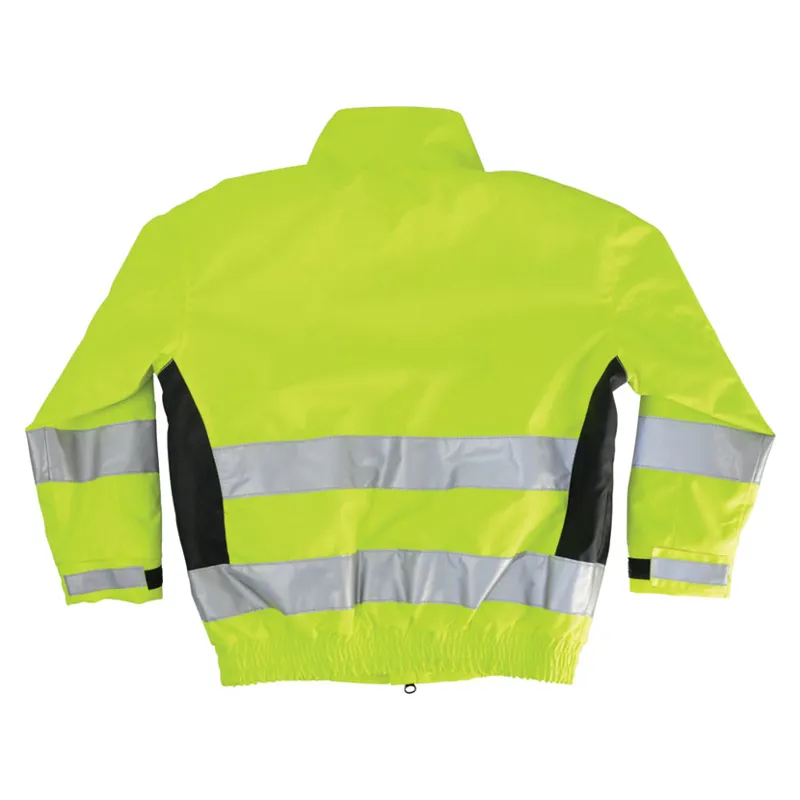 Hy Viz Reflective Waterproof Children's Blouson In Yellow 4 Hy Viz Reflective Waterproof Children's Blouson In Yellow - Image 4