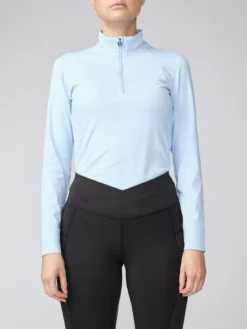 PS Of Sweden Wivianne Half Zip Base Layer Clear Sky