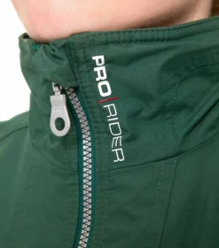 Premier Equine Pro Rider Unisex Waterproof Riding Jacket Green -Equestrian Riding Clothing Store Pro Rider Unisex Waterproof Riding Jacket Green 4