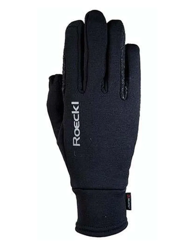 Roeckl Weldon Polartec Riding Gloves Black 1 Roeckl Weldon Polartec Riding Gloves Black