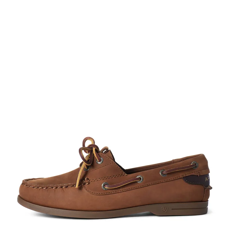 Ariat Antigua Women's Boat Shoe Walnut 3 Ariat Antigua Women's Boat Shoe Walnut - Image 3