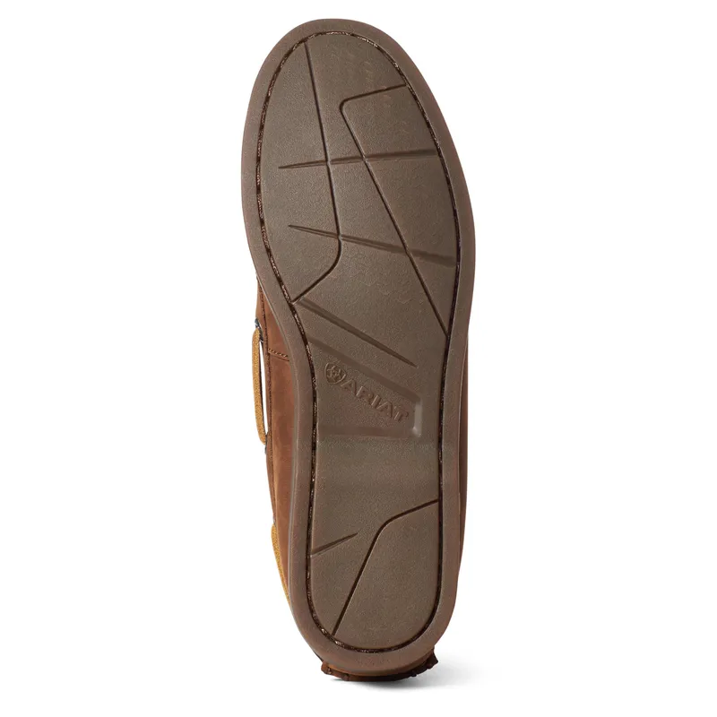 Ariat Antigua Women's Boat Shoe Walnut 4 Ariat Antigua Women's Boat Shoe Walnut - Image 4