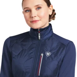 Ariat Women's Fusion Insulated Jacket Team Navy -Equestrian Riding Clothing Store S22 WMS ENGL 10039219 detail02