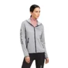Ariat Women's Byron Full Zip Hoodie Heather Grey
