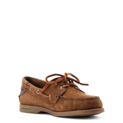 Ariat Women's Antigua Boat Show Chocolate Brown -Equestrian Riding Clothing Store S22 WMS ENGL 10040426 medial