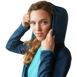 Ariat Women's Byron Full Zip Hoodie Deep Petroleum -Equestrian Riding Clothing Store S23 WMS ENGL 10043439 detail01