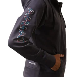 Ariat Women's Tek Hoodie 1/2 Zip Hoodie Periscope -Equestrian Riding Clothing Store S23 WMS WEST 10043449 detail02