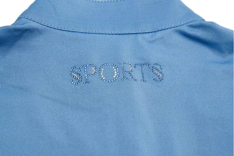 Schockemohle Summer Page Style Shirt Cloud Blue 4 Schockemohle Summer Page Style Shirt Cloud Blue - Image 4