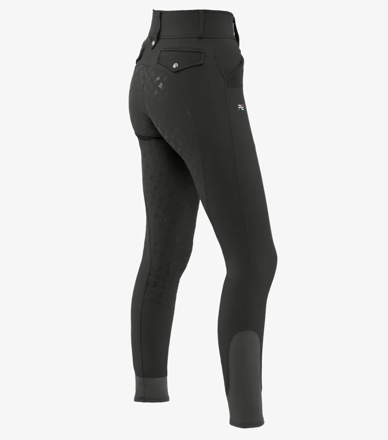 Premier Equine Torino Ladies Full Seat Gel Riding Breeches Anthracite 3 Premier Equine Torino Ladies Full Seat Gel Riding Breeches Anthracite - Image 3