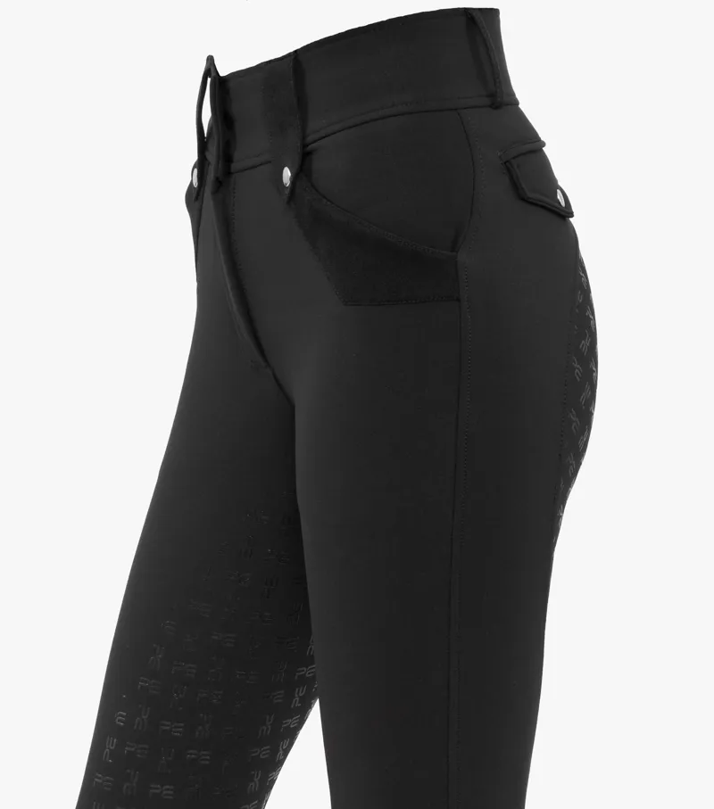 Premier Equine Torino Ladies Full Seat Gel Riding Breeches Black 4 Premier Equine Torino Ladies Full Seat Gel Riding Breeches Black - Image 4