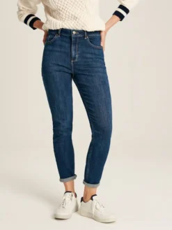 Joules Women's Stretch Skinny Jean's - Dark Indigo