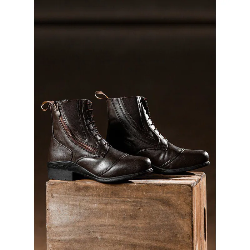 Mountain Horse Veganza Side Zip Paddock Boots Brown - Image 2