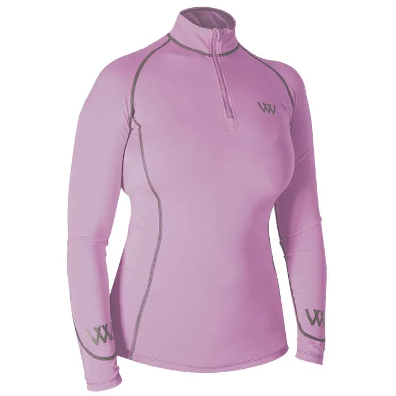 Woof Wear Performance Riding Shirt - Lilac 1 Woof Wear Performance Riding Shirt - Lilac