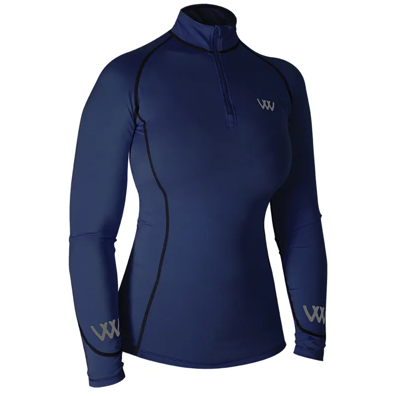 Woof Wear Performance Riding Shirt - Navy 1 Woof Wear Performance Riding Shirt - Navy