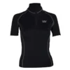 Woof Wear Short Sleeve Performance Riding Shirt - Black