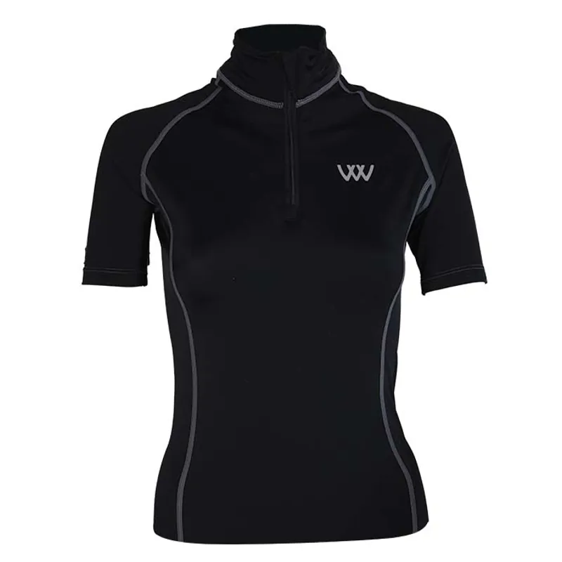Woof Wear Short Sleeve Performance Riding Shirt - Black 1 Woof Wear Short Sleeve Performance Riding Shirt - Black