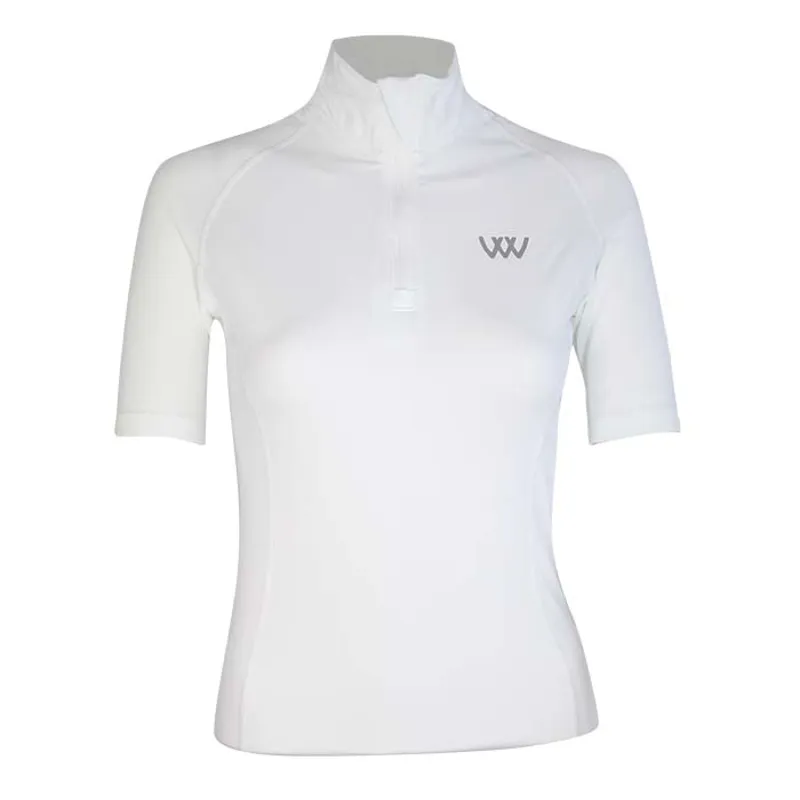 Woof Wear Short Sleeve Performance Riding Shirt - White 1 Woof Wear Short Sleeve Performance Riding Shirt - White