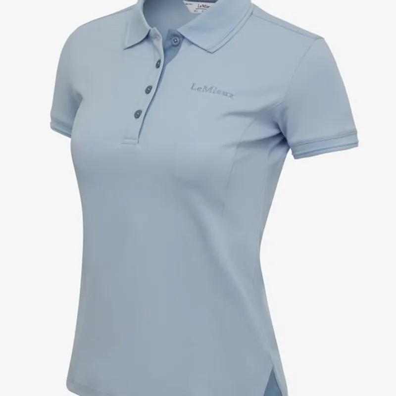 LeMieux Polo Shirt Mist 2 LeMieux Polo Shirt Mist - Image 2