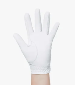 Premier Equine Windsor Junior Riding Gloves White 9 Premier Equine Windsor Junior Riding Gloves White -Equestrian Riding Clothing Store Windsor Kids Riding Gloves White 4