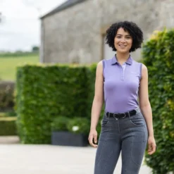LeMieux Sleeveless Polo Shirt Iris -Equestrian Riding Clothing Store bU1atqqU