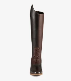 Premier Equine Bilancio Ladies Leather Field Tall Riding Boot Brown -Equestrian Riding Clothing Store bilancio tall boot brown 6