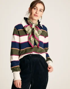Joules Women's Sammi Rugby Shirt - Multi Stripe