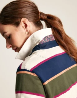 Joules Women's Sammi Rugby Shirt - Multi Stripe -Equestrian Riding Clothing Store cdn.joules 137