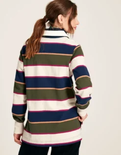 Joules Women's Sammi Rugby Shirt - Multi Stripe -Equestrian Riding Clothing Store cdn.joules 138