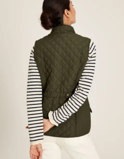 Joules Women's Minx Quilted Gilet - Heritage Green -Equestrian Riding Clothing Store cdn.joules 175