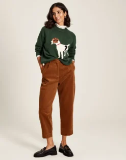 Joules Women's Margot Intarsia Jumper - Heritage Green -Equestrian Riding Clothing Store cdn.joules 302