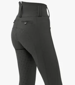Premier Equine Coco II Ladies Gel Full Seat Riding Breeches Anthracite -Equestrian Riding Clothing Store coco ii ladies gel full seat riding breeches anthracite 1