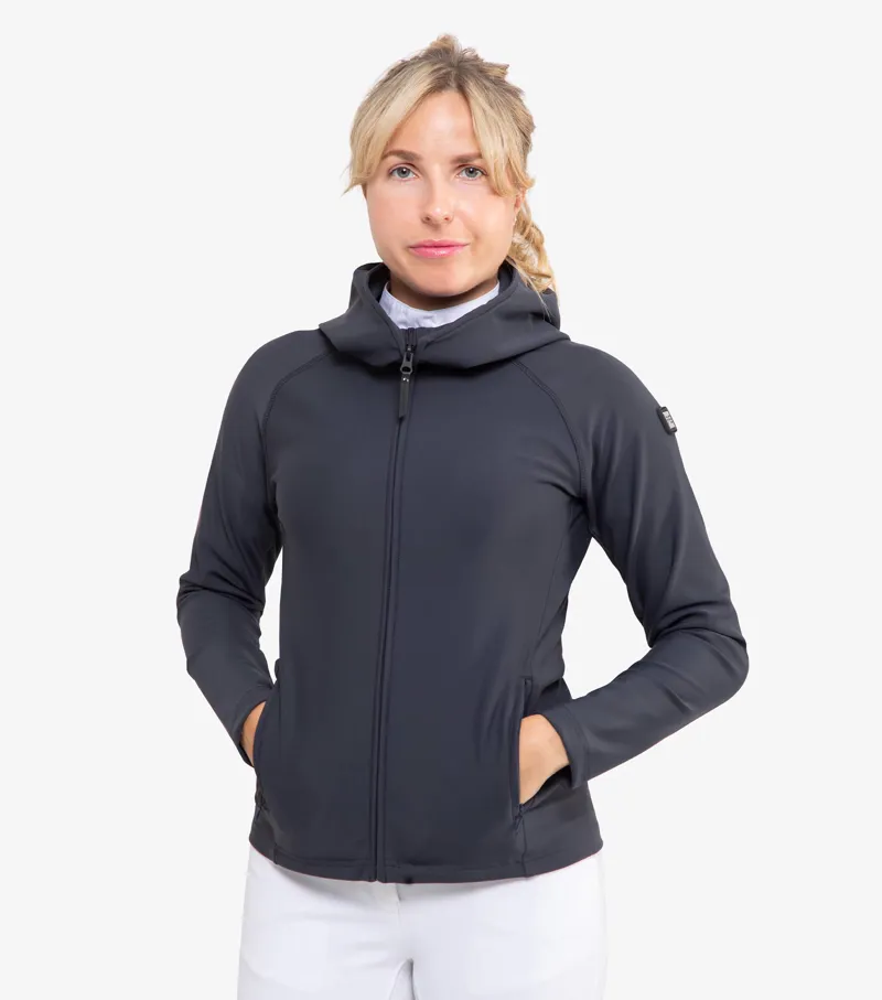 Premier Equine Destino Ladies Technical Hooded Riding Jacket Grey 2 Premier Equine Destino Ladies Technical Hooded Riding Jacket Grey - Image 2