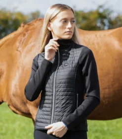 Premier Equine Elena Ladies Hybrid Technical Riding Jacket Black