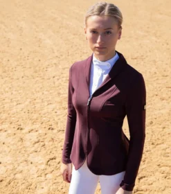 Premier Equine Finio Ladies Competition Show Jacket Plum