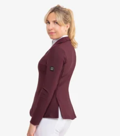 Premier Equine Finio Ladies Competition Show Jacket Plum -Equestrian Riding Clothing Store finio competition jacket wine 4