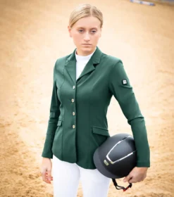 Premier Equine Hagen Ladies Competition Jacket Green -Equestrian Riding Clothing Store hagen competition jacket green 2 1657900210