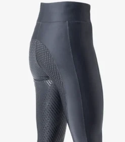 Premier Equine Hattina Ladies Full Seat Gel Riding Tights Anthracite -Equestrian Riding Clothing Store hattina ladies full seat gel riding tights 1