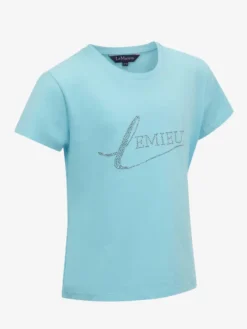 LeMieux Young Rider Diamante T-Shirt Azure