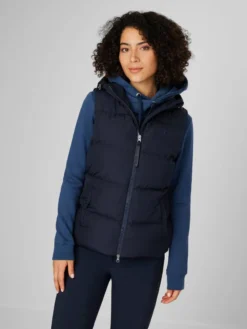 LeMieux Kenza Puffer Gilet Navy -Equestrian Riding Clothing Store it03573 studio kenzapuffergilet navy 1 copy