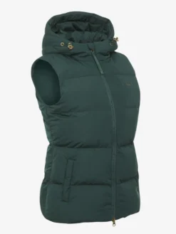 LeMieux Kenza Puffer Gilet Spruce -Equestrian Riding Clothing Store it03574 product kenzapuffergilet spruce 3