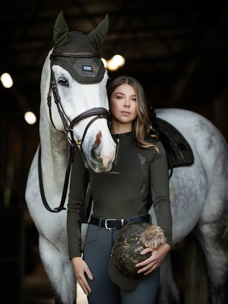 LeMieux Adour Hat Silk Oak 4 LeMieux Adour Hat Silk Oak - Image 4