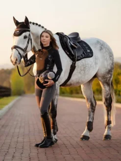 LeMieux Adour Hat Silk Black -Equestrian Riding Clothing Store it03852 lifestyle adourhatsilk black 1 copy