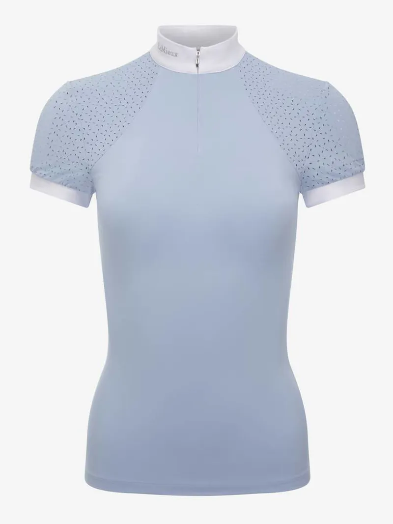 LeMieux Olivia Short Sleeve Show Shirt Mist 1 LeMieux Olivia Short Sleeve Show Shirt Mist