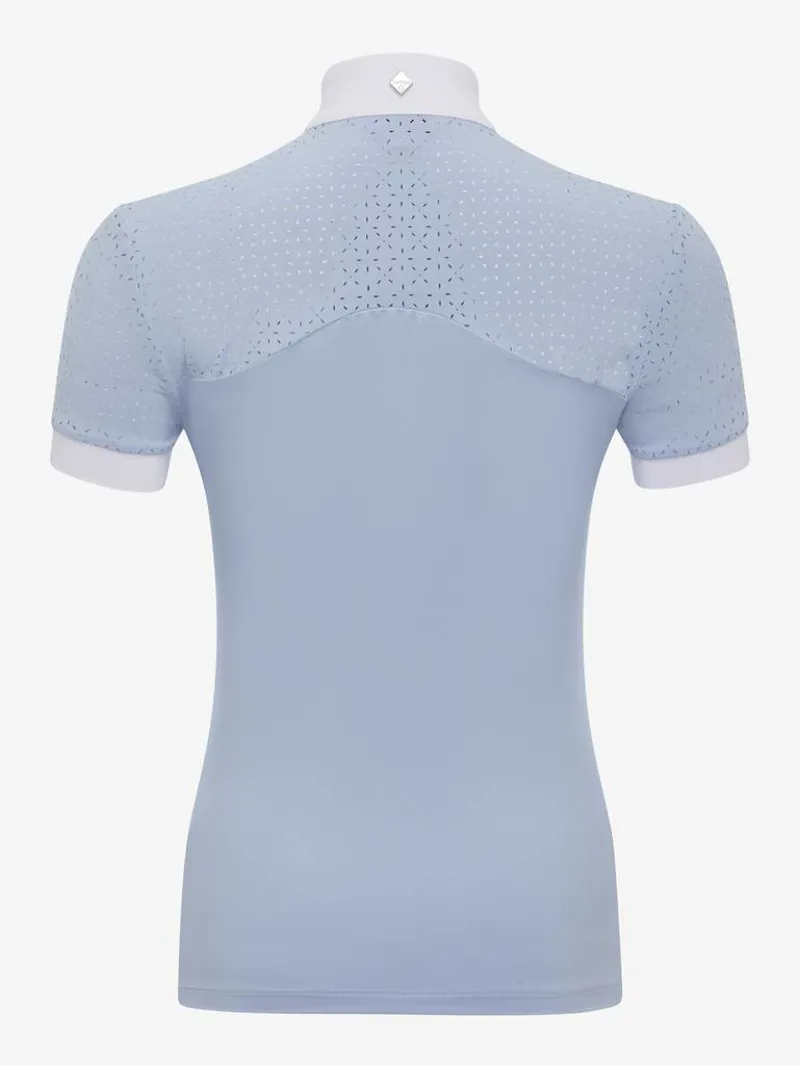 LeMieux Olivia Short Sleeve Show Shirt Mist 6 LeMieux Olivia Short Sleeve Show Shirt Mist - Image 6