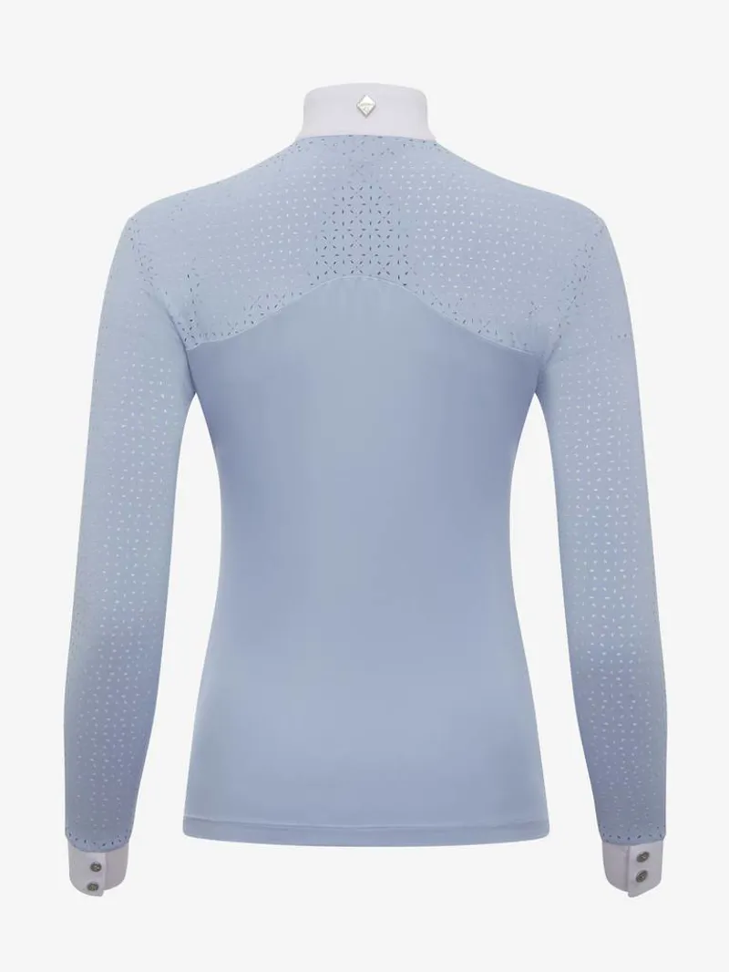LeMieux Olivia Long Sleeve Show Shirt Mist 6 LeMieux Olivia Long Sleeve Show Shirt Mist - Image 6