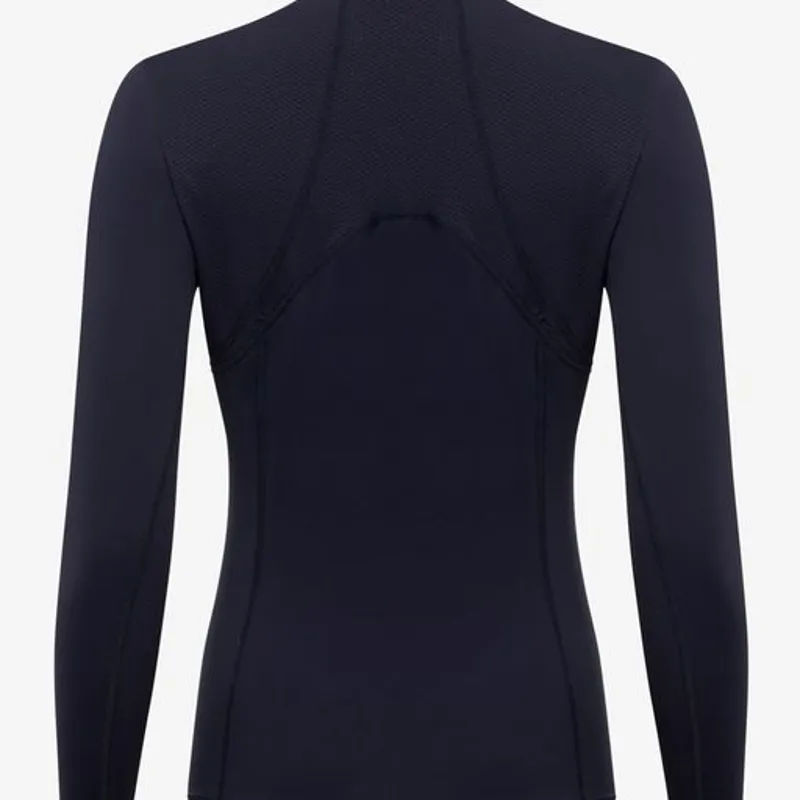 LeMieux Mia Mesh Long Sleeved Base Layer Navy 4 LeMieux Mia Mesh Long Sleeved Base Layer Navy - Image 4