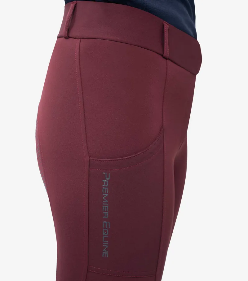 Premier Equine Lexington Ladies Full Seat Gel Riding Breeches Burgundy 4 Premier Equine Lexington Ladies Full Seat Gel Riding Breeches Burgundy - Image 4