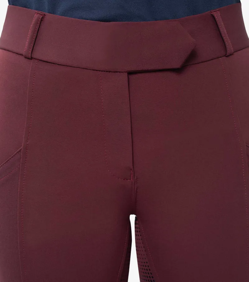Premier Equine Lexington Ladies Full Seat Gel Riding Breeches Burgundy 5 Premier Equine Lexington Ladies Full Seat Gel Riding Breeches Burgundy - Image 5
