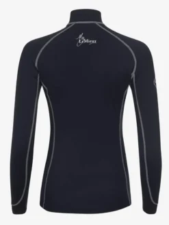 LeMieux Base Layer Navy -Equestrian Riding Clothing Store lm baselayer navygrey4 hr3000x4000